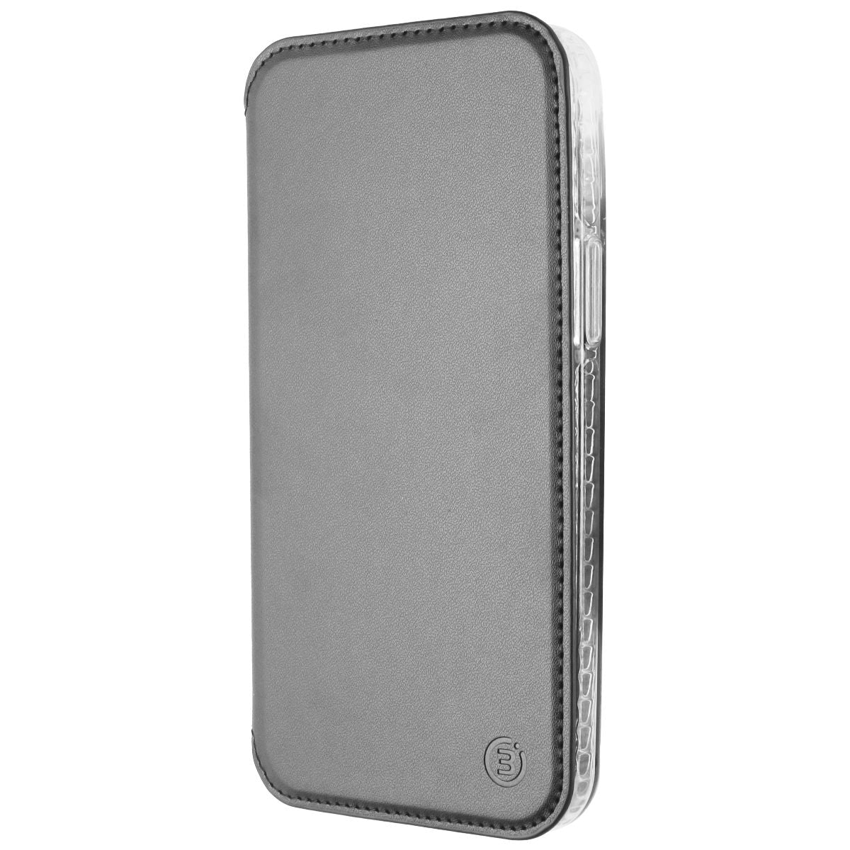 3SIXT SlimFolio Series Wallet Case for Apple iPhone 13 Pro Max - Clear/Black Cell Phone - Cases, Covers & Skins 3SIXT - Simple Cell Bulk Wholesale Pricing - USA Seller