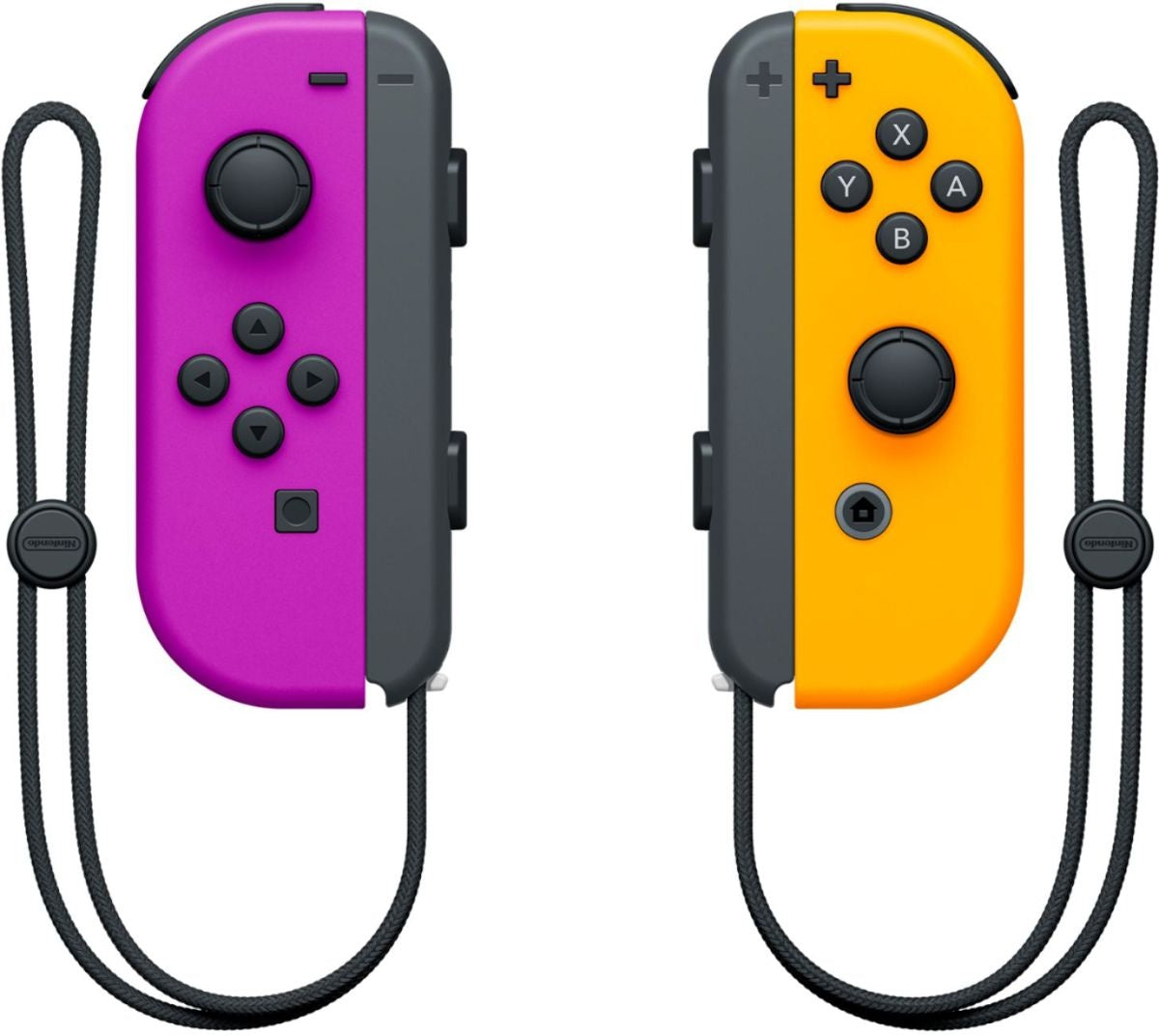 Joy-Con (L/R) Wireless Controllers for Nintendo Switch - Neon Purple/Neon Orange Gaming/Console - Controllers & Attachments Nintendo - Simple Cell Bulk Wholesale Pricing - USA Seller