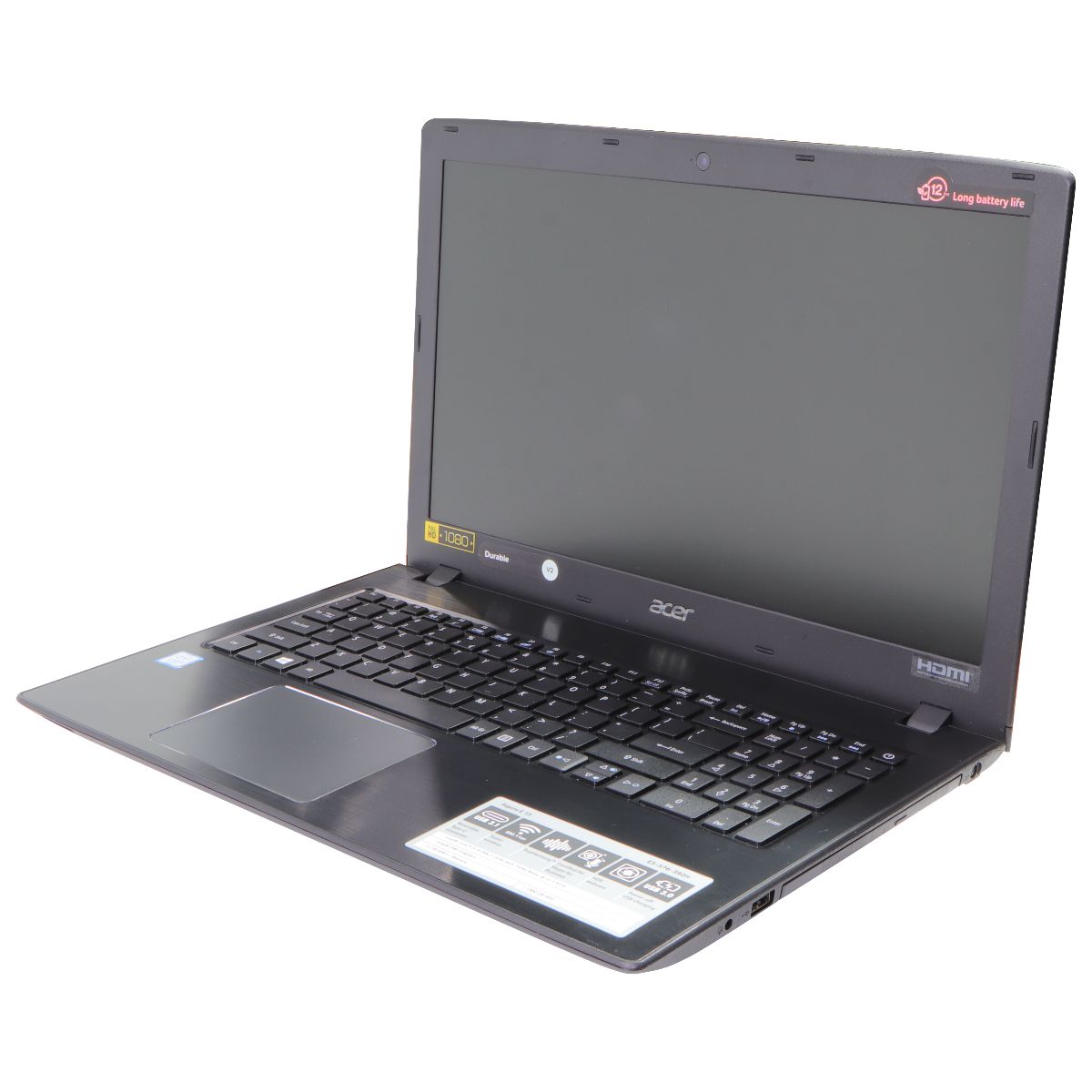 Acer Aspire E 15 FHD Laptop (E5-576-392H) I3-8130U/1TB/6GB/10Home