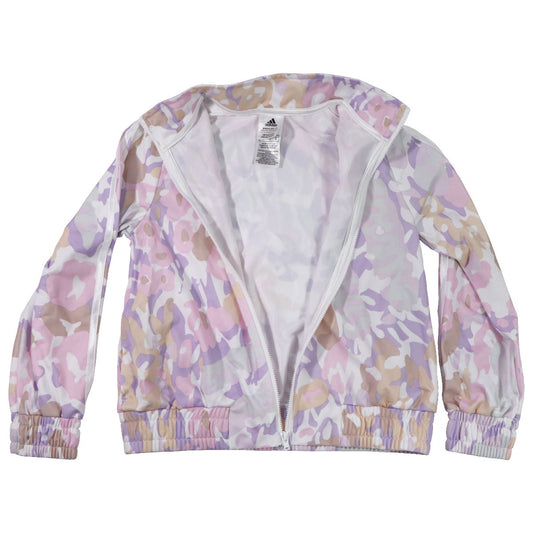 Adidas Girls Zip Up Jacket (AP4556) - White/Pure 126 Size S(7/8) Other Sporting Goods Adidas - Simple Cell Bulk Wholesale Pricing - USA Seller