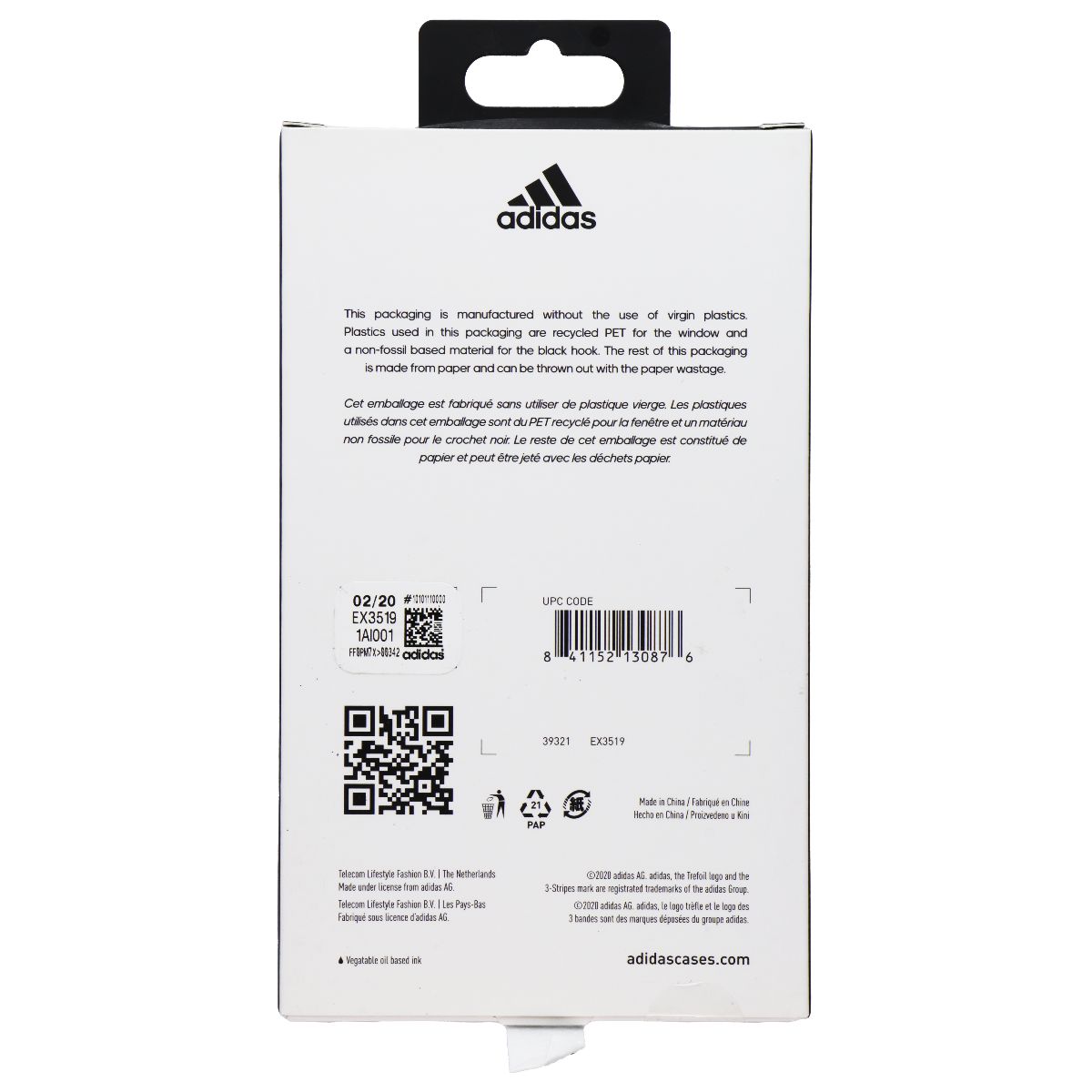 Adidas Eco-Friendly Protective Case for Apple iPhone 8/7/6s/6 - Green Cell Phone - Cases, Covers & Skins Adidas - Simple Cell Bulk Wholesale Pricing - USA Seller