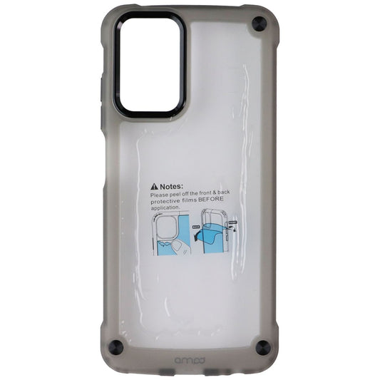AmpD Impact Drop Hardshell Case for Motorola Moto G 5G - Clear/Gray Frost Cell Phone - Cases, Covers & Skins Ampd - Simple Cell Bulk Wholesale Pricing - USA Seller
