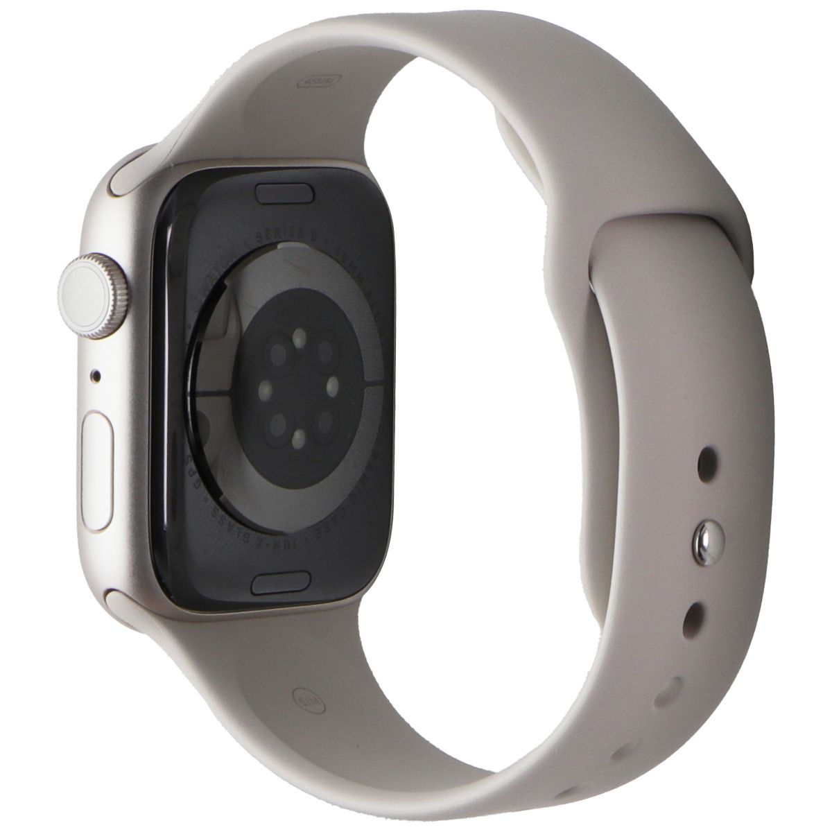 Apple Watch Series 9 (A2980) GPS Only-45mm Starlight AL/Starlight Sport Band S/M Smart Watches Apple - Simple Cell Bulk Wholesale Pricing - USA Seller