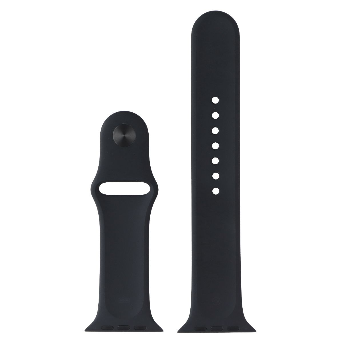 Apple Official Sport Band for Apple Watches Series 1-11 (46mm) - Black (M/L) Smart Watch Accessories - Watch Bands Apple - Simple Cell Bulk Wholesale Pricing - USA Seller