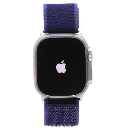 Apple Watch Ultra 2 49mm (GPS + LTE) A2986 - Nat Titanium/Blue Trail Loop M/L Smart Watches Apple - Simple Cell Bulk Wholesale Pricing - USA Seller