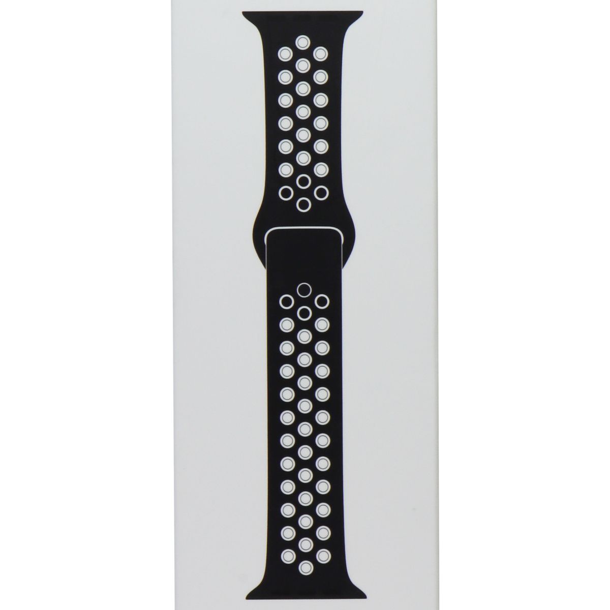 Apple 42mm Nike+ Sport Band for Apple Watch 45/44/42mm - Black/White Smart Watch Accessories - Watch Bands Apple - Simple Cell Bulk Wholesale Pricing - USA Seller