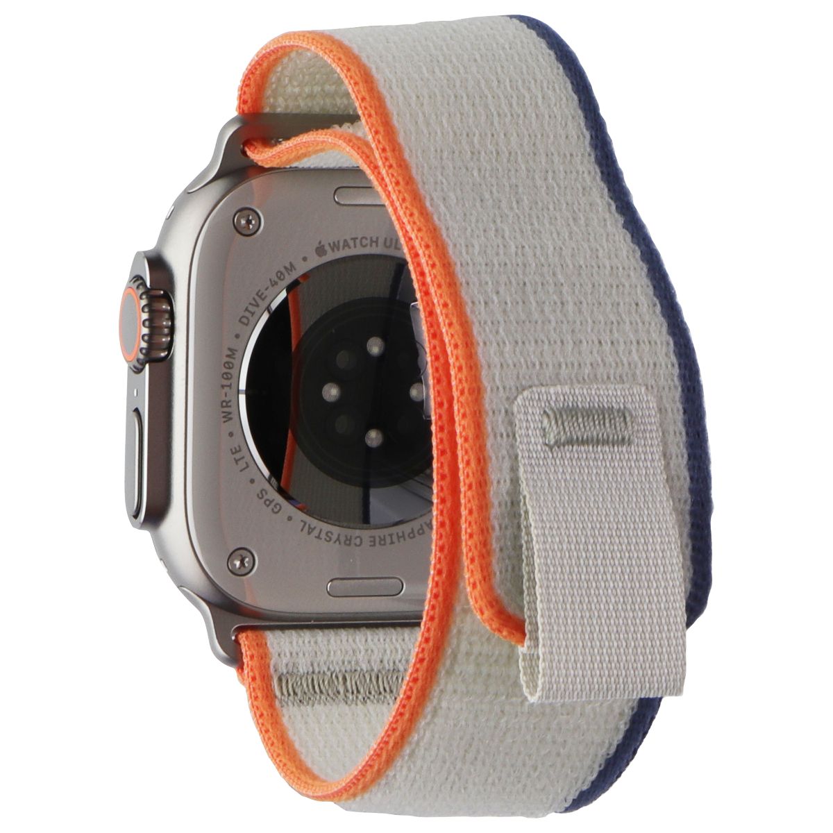 Apple Watch Ultra 2 (GPS + LTE) 49mm Titanium/ Orange Beige Trail Loop M/L Smart Watches Apple - Simple Cell Bulk Wholesale Pricing - USA Seller