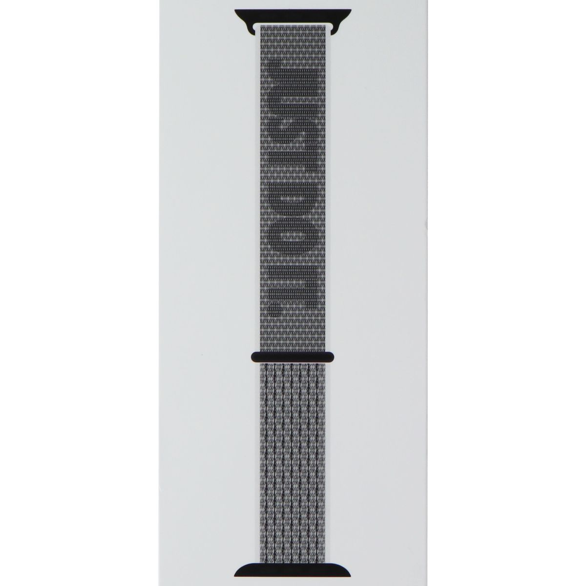 Apple 45mm Nike Sport Loop for Apple Watch 49/46/45/44mm - Summit White/Black Smart Watch Accessories - Watch Bands Apple - Simple Cell Bulk Wholesale Pricing - USA Seller