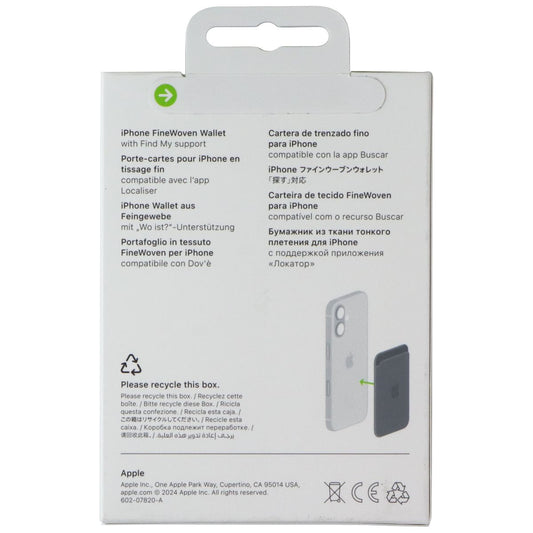 Apple iPhone FineWoven Wallet for MagSafe - Blackberry Cell Phone - Other Accessories Apple - Simple Cell Bulk Wholesale Pricing - USA Seller