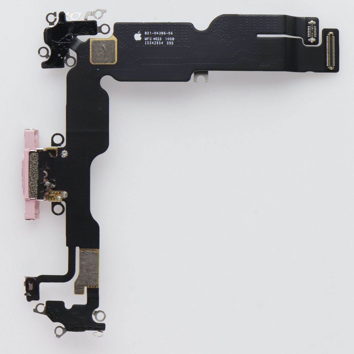 Repair Part - OEM Pull Replacement Charge Port Flex for iPhone 15 Plus - Pink Cell Phone - Replacement Parts & Tools Apple - Simple Cell Bulk Wholesale Pricing - USA Seller