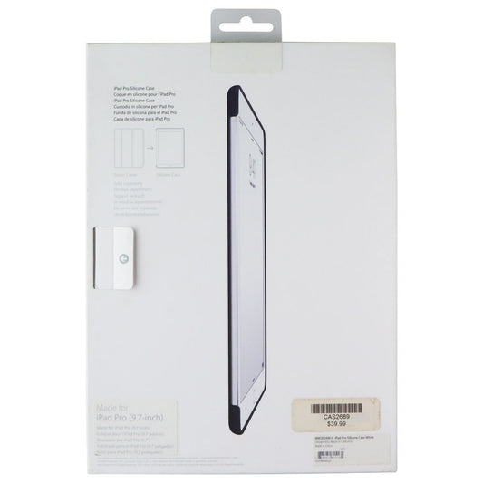Apple Official Silicone Case Back Cover for iPad Pro (9.7-inch) - White iPad/Tablet Accessories - Cases, Covers, Keyboard Folios Apple - Simple Cell Bulk Wholesale Pricing - USA Seller