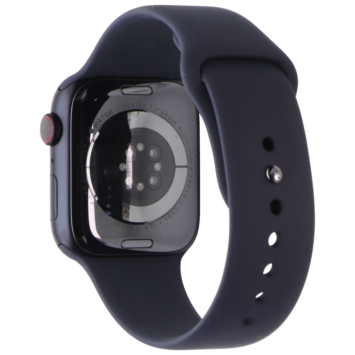 Apple Watch Series 7 (A2478) (GPS+LTE) - 45mm Midnight AL/Midnight Sport Band Smart Watches Apple - Simple Cell Bulk Wholesale Pricing - USA Seller
