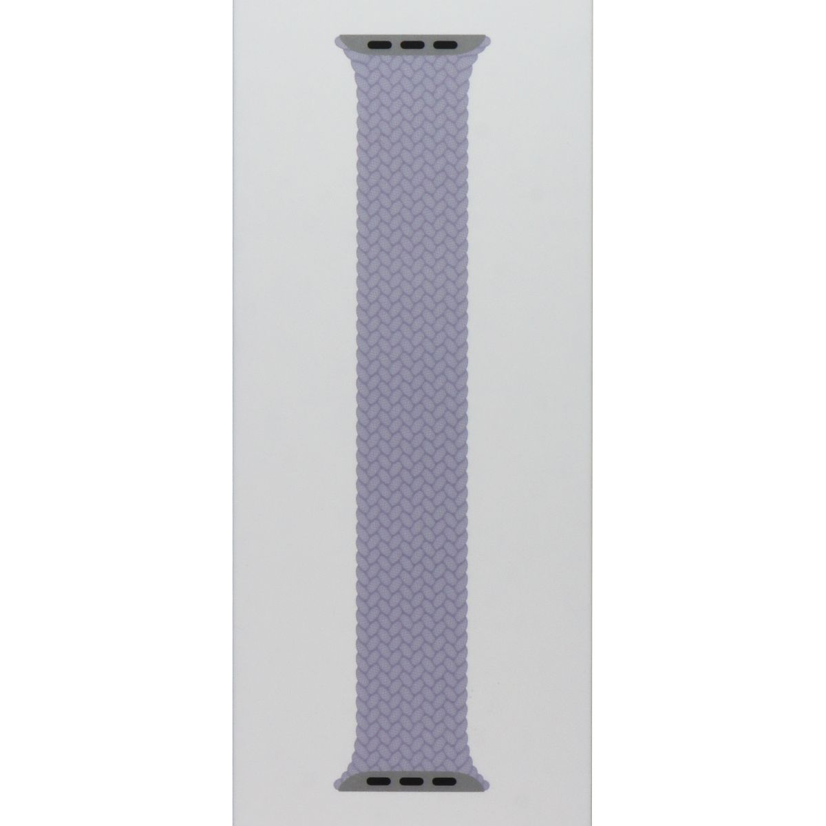 Apple (45mm) Braided Solo Loop Band - Purple Fog / Size 4 (MR1U3ZM/A) Smart Watch Accessories - Watch Bands Apple - Simple Cell Bulk Wholesale Pricing - USA Seller