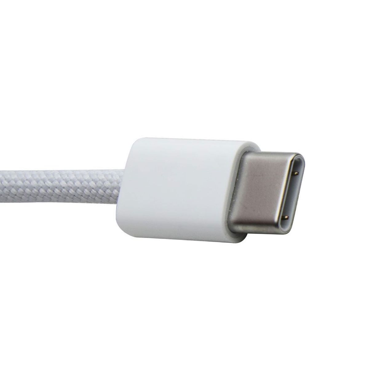 Apple Official Braided 240W (2-Meter) USB-C to USB-C Cable - White (MYQR3AM/A) Cell Phone - Cables & Adapters Apple - Simple Cell Bulk Wholesale Pricing - USA Seller