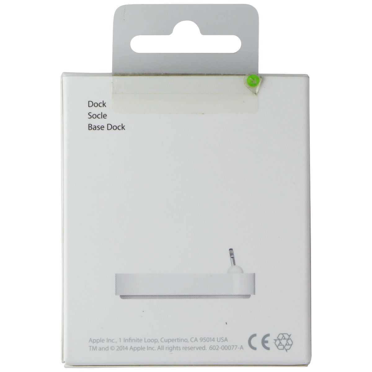 Apple iPhone 8-Pin Lightning Dock Charger for Smartphones/Tablets - White Cell Phone - Chargers & Cradles Apple - Simple Cell Bulk Wholesale Pricing - USA Seller