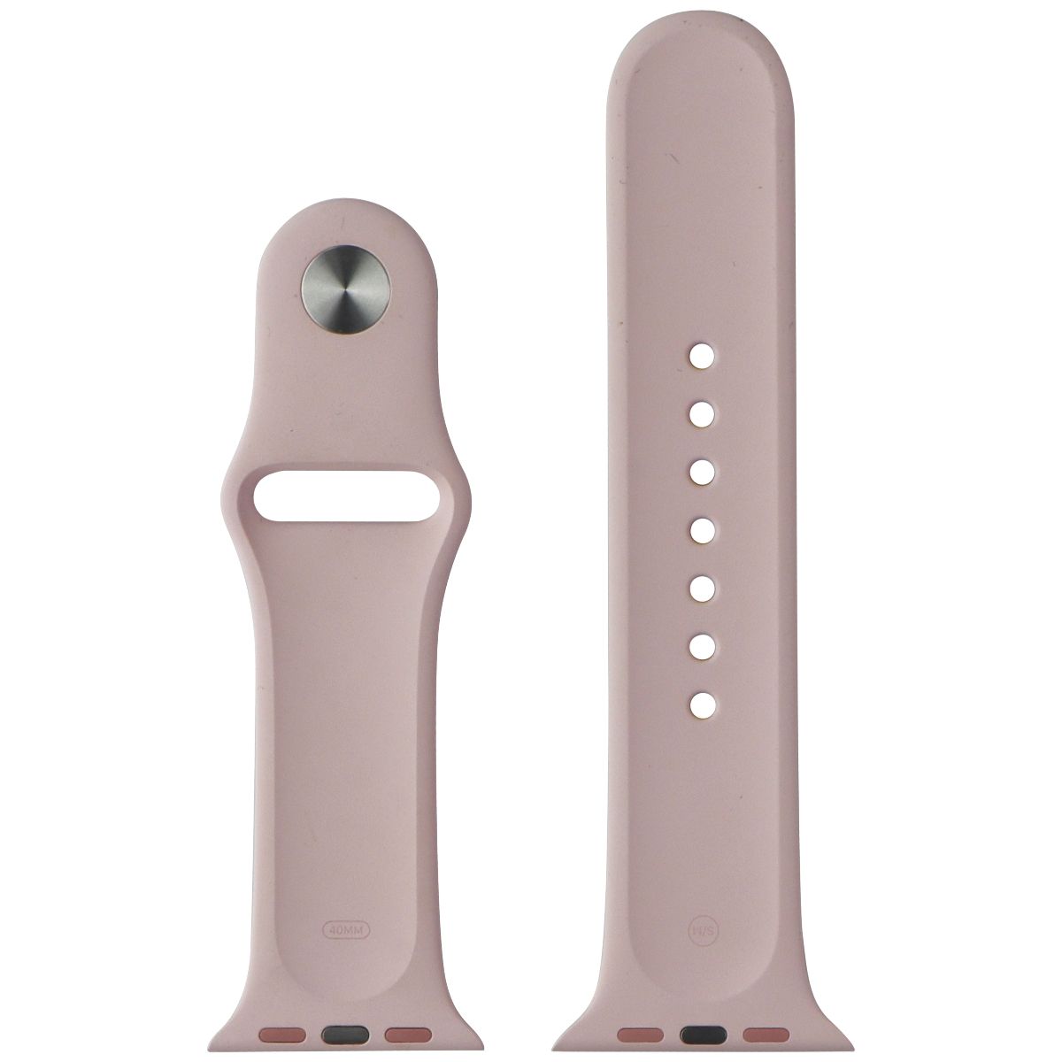 Apple (40mm) Sport S/M Band + Clasp ONLY for Apple Watch 38/40/41mm - Pink Sand Smart Watch Accessories - Watch Bands Apple - Simple Cell Bulk Wholesale Pricing - USA Seller