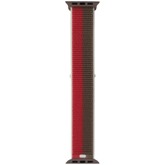 Apple Watch Band - Sport Loop (41mm) - Pink Pomelo / Tan - Regular Smart Watch Accessories - Watch Bands Apple - Simple Cell Bulk Wholesale Pricing - USA Seller