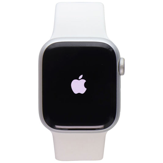 Apple Watch Series 8 (41mm) (A2772) GPS + LTE Silver AL/White Sport Band S/M Smart Watches Apple - Simple Cell Bulk Wholesale Pricing - USA Seller