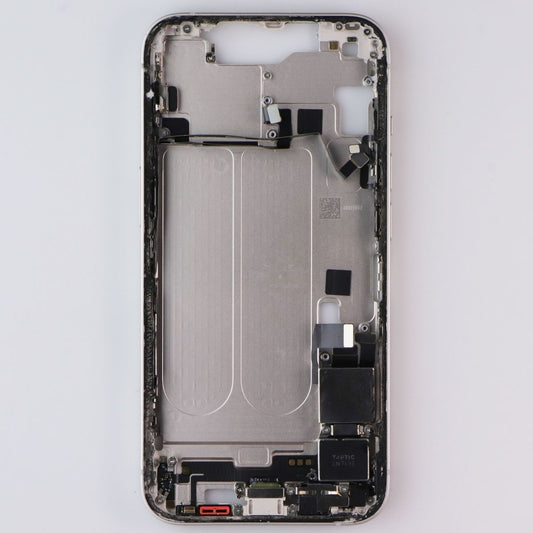Repair Part OEM Pull Mid Frame Housing for Apple iPhone 14 - Starlight Cell Phone - Replacement Parts & Tools Apple - Simple Cell Bulk Wholesale Pricing - USA Seller