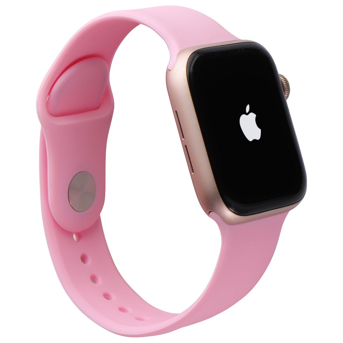 Apple Watch Series 5 44mm A2095 GPS LTE Gold Pink Sport Band Simple Cell Bulk