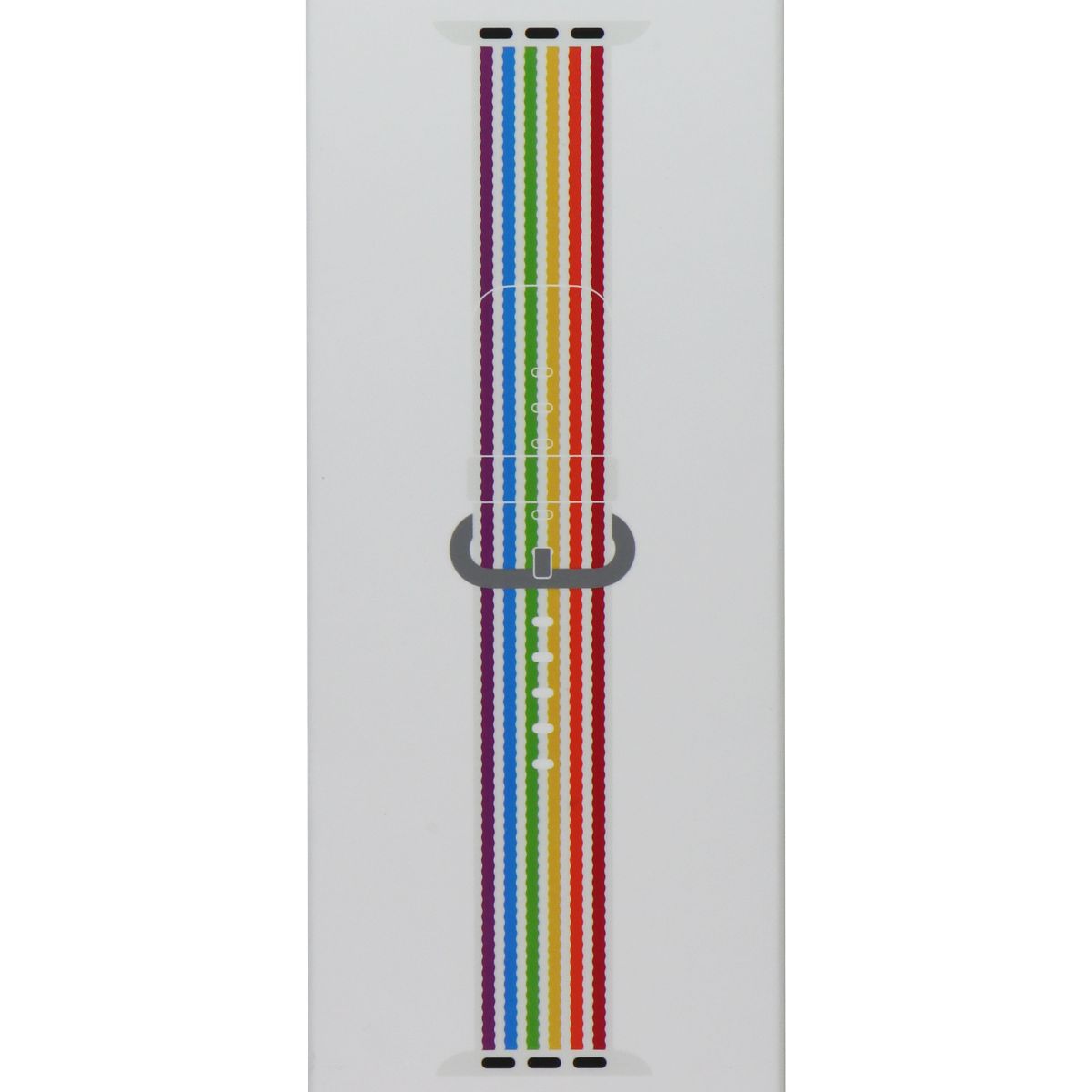 Apple 42mm Woven Nylon Band for Apple Watch 45/44/42mm - Pride Edition Smart Watch Accessories - Watch Bands Apple - Simple Cell Bulk Wholesale Pricing - USA Seller