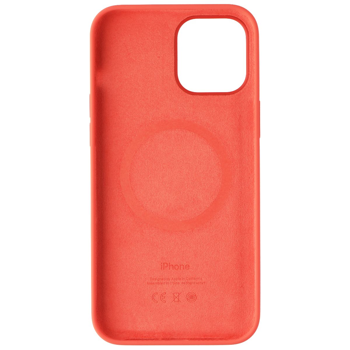 Apple Official Silicone Case for MagSafe for iPhone 12 Pro Max - Pink Citrus Cell Phone - Cases, Covers & Skins Apple - Simple Cell Bulk Wholesale Pricing - USA Seller
