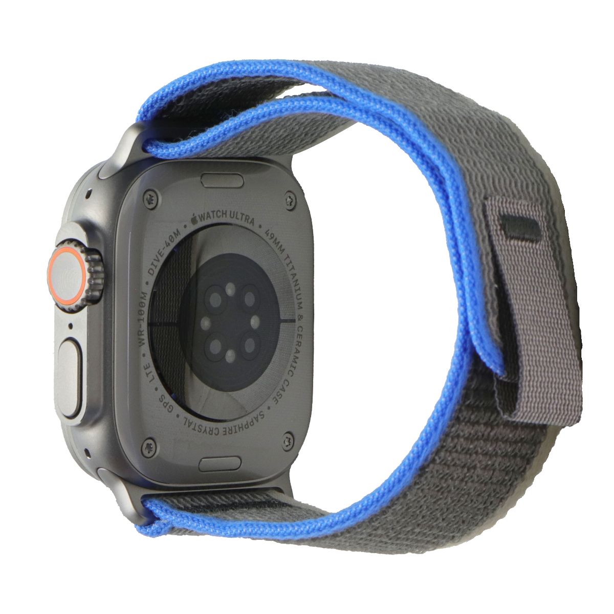 Apple Watch Ultra 49mm Titanium A2622 GPS + LTE Blue & Gray Trail Loop (M/L) Smart Watches Apple - Simple Cell Bulk Wholesale Pricing - USA Seller