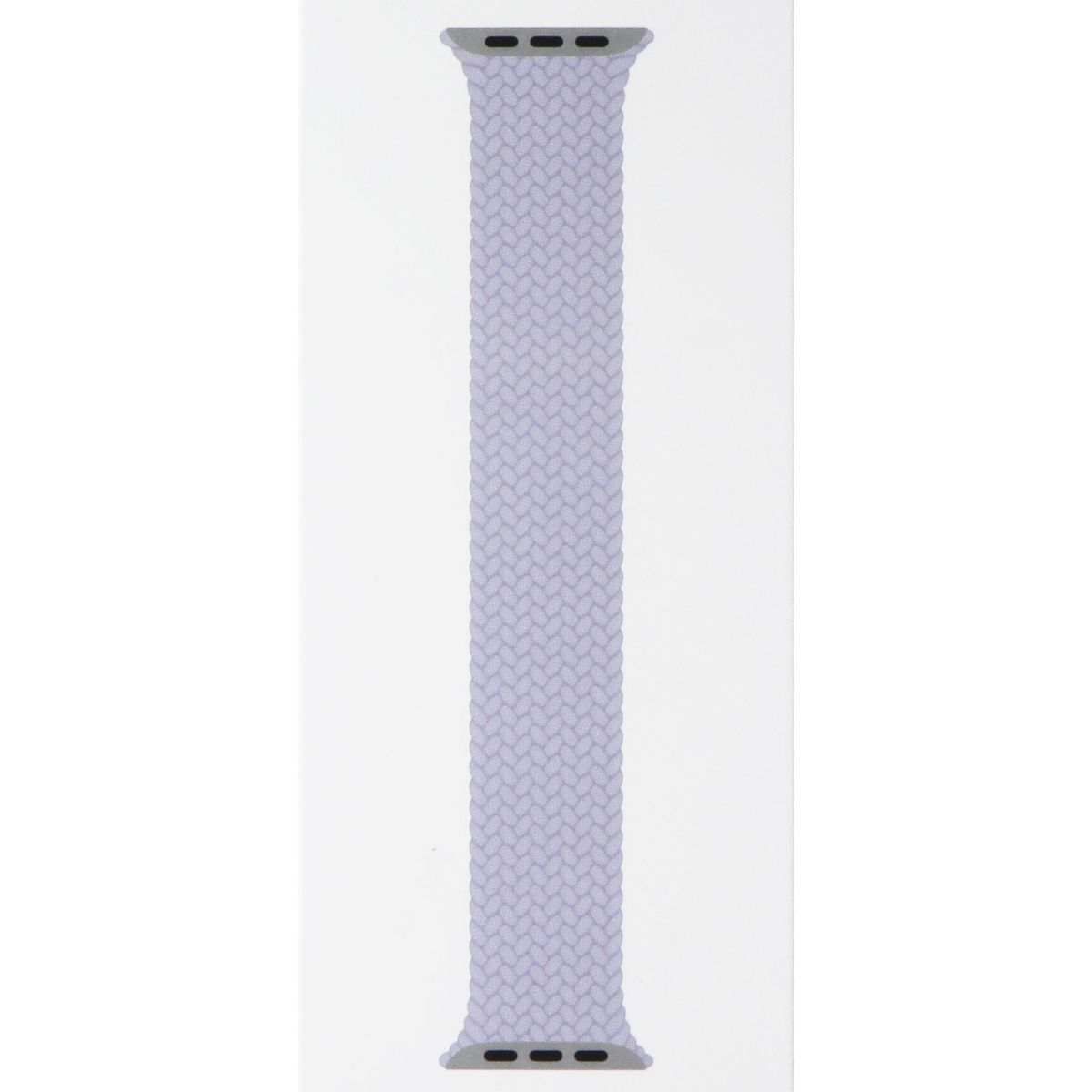 Apple 41mm Braided Solo Loop for Apple Watch 42/41/40mm - Purple Fog / Size 4 Smart Watch Accessories - Watch Bands Apple - Simple Cell Bulk Wholesale Pricing - USA Seller