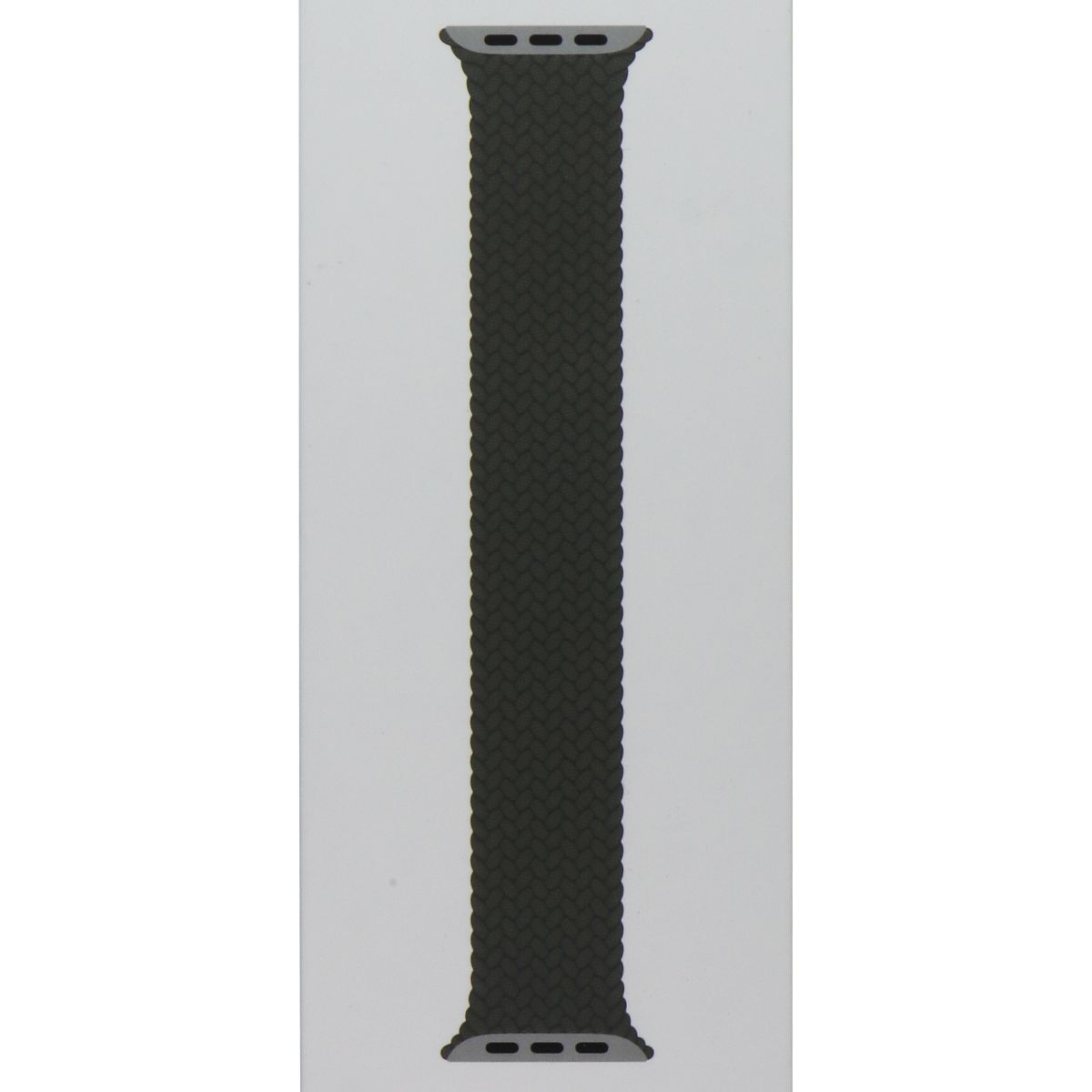 Apple 45mm Braided Solo Loop for Apple Watch 49/46/45/44mm - Olive / Size 4 Smart Watch Accessories - Watch Bands Apple - Simple Cell Bulk Wholesale Pricing - USA Seller