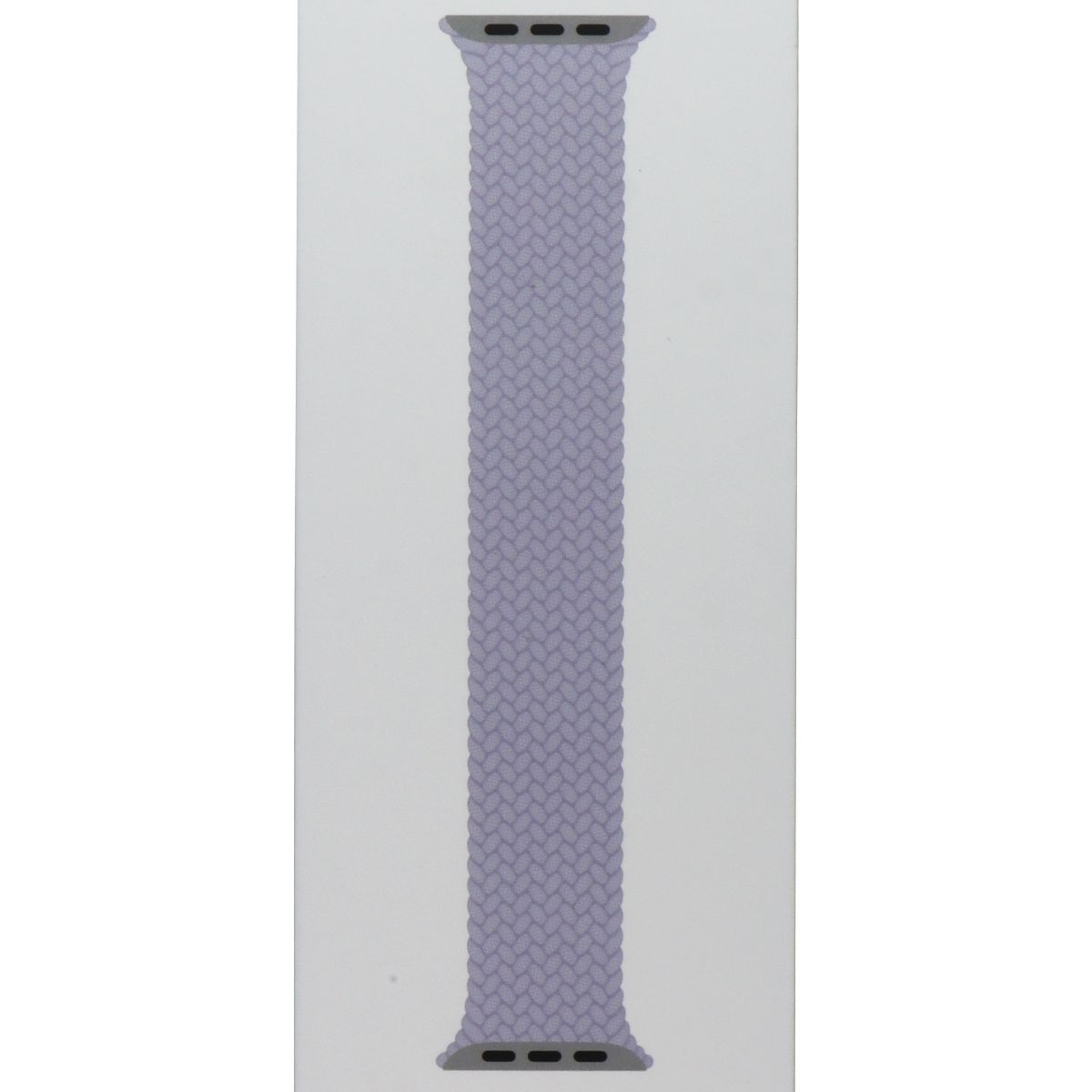 Apple 45mm Braided Solo Loop for Apple Watch 49/46/45/44mm - Purple Fog / Size 3 Smart Watch Accessories - Watch Bands Apple - Simple Cell Bulk Wholesale Pricing - USA Seller