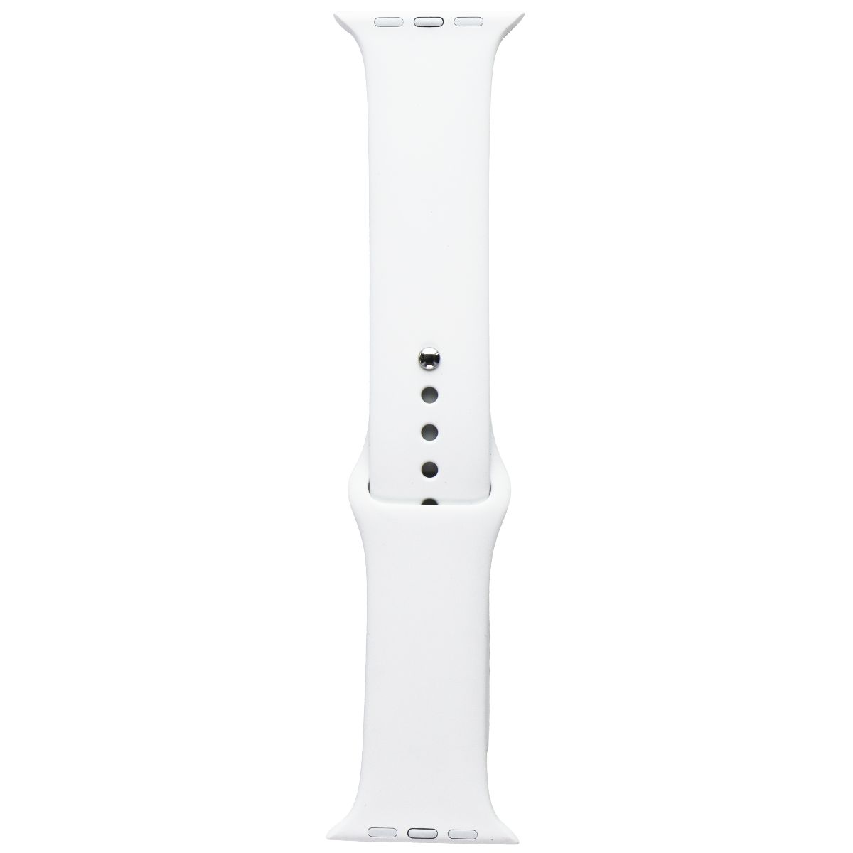 Apple (42mm) Sport Band for Apple Watch 42/44/45mm - White (M/L Only) Smart Watch Accessories - Watch Bands Apple - Simple Cell Bulk Wholesale Pricing - USA Seller