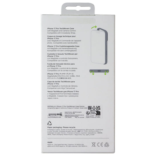 Apple TechWoven Series Case for MagSafe for Apple iPhone 17 Pro - Sienna