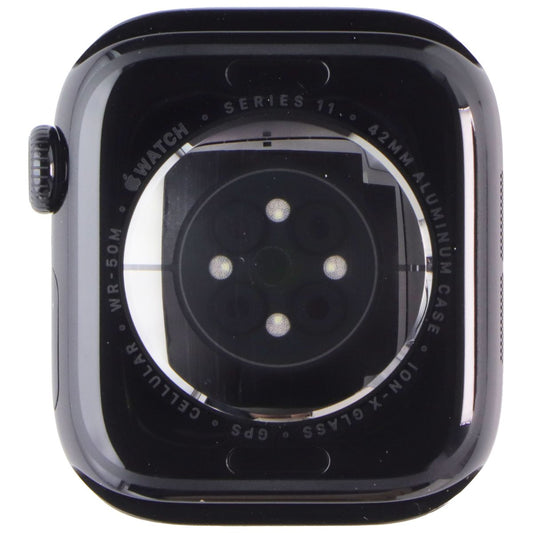 Apple Watch Series 11 (42mm) GPS + Cellular (A3335) Jet black AL/Black Sp (S/M) Smart Watches Apple - Simple Cell Bulk Wholesale Pricing - USA Seller