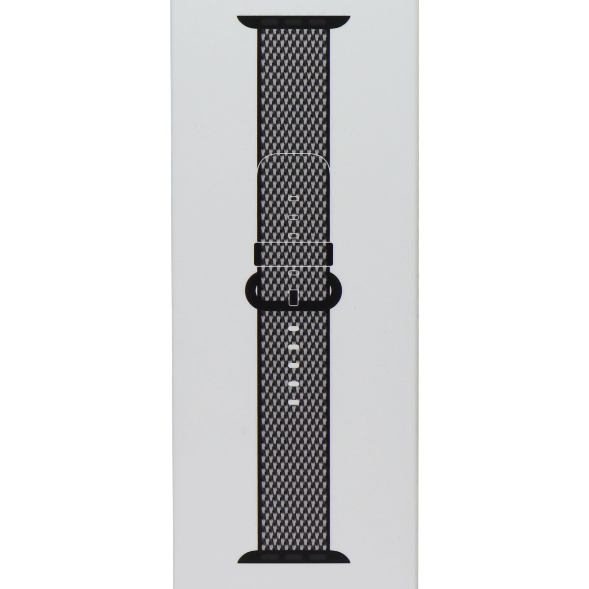 Apple 38mm Woven Nylon Band for Apple Watch 41/40/38mm - Black Smart Watch Accessories - Watch Bands Apple - Simple Cell Bulk Wholesale Pricing - USA Seller