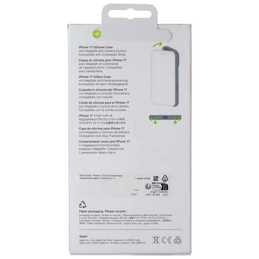 Apple Official Silicone Case for MagSafe for iPhone 17 - Black