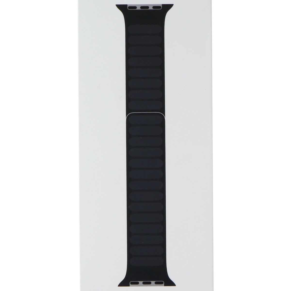Apple (45mm) Leather Link Watch Band for 49/46/45/44mm Cases - Midnight - S/M Smart Watch Accessories - Watch Bands Apple - Simple Cell Bulk Wholesale Pricing - USA Seller