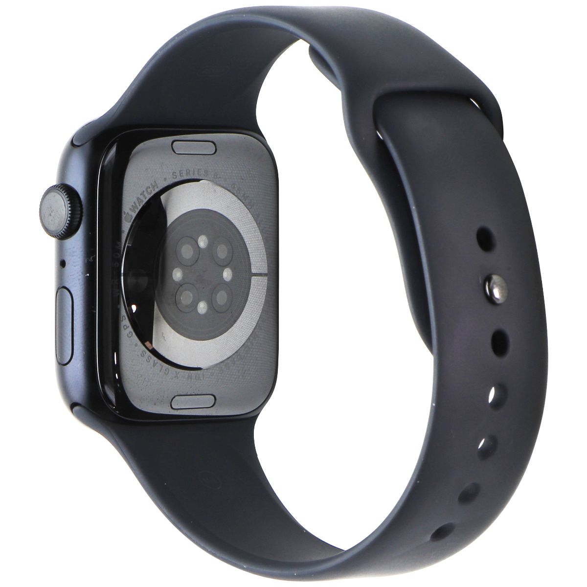 Apple Watch Series 8 (45mm) (A2771) GPS Only - Midnight AL/Midnight Sp Band M/L Smart Watches Apple - Simple Cell Bulk Wholesale Pricing - USA Seller