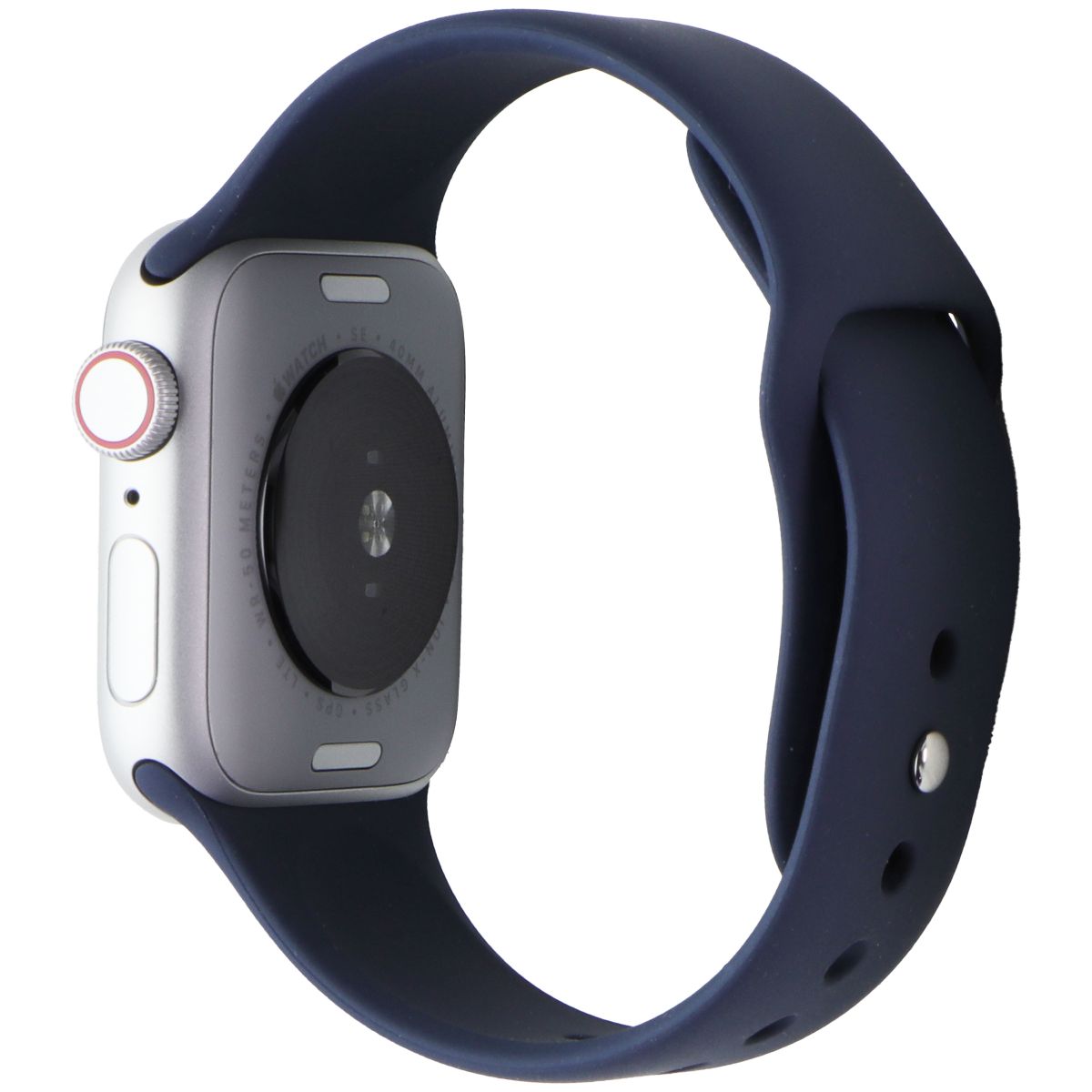 Apple Watch SE (2nd Gen) (GPS + LTE) A2726 40mm Silver Al/Storm Blue Band (S/M) Smart Watches Apple - Simple Cell Bulk Wholesale Pricing - USA Seller