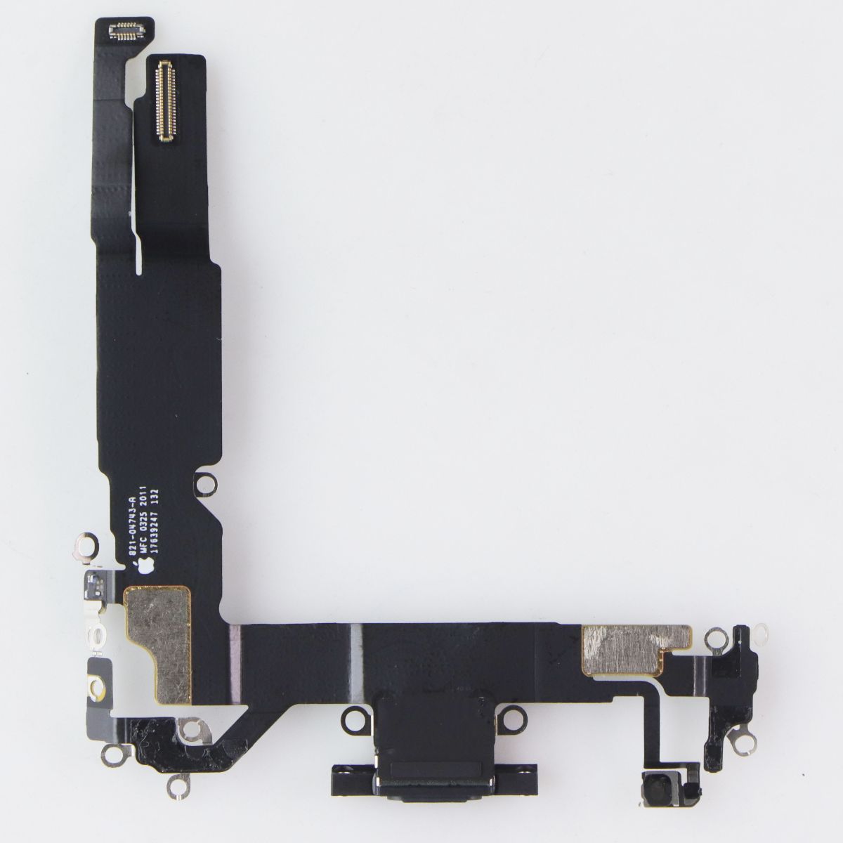 Repair Part - OEM Pull Replacement Charge Port for Apple iPhone 16 - Black