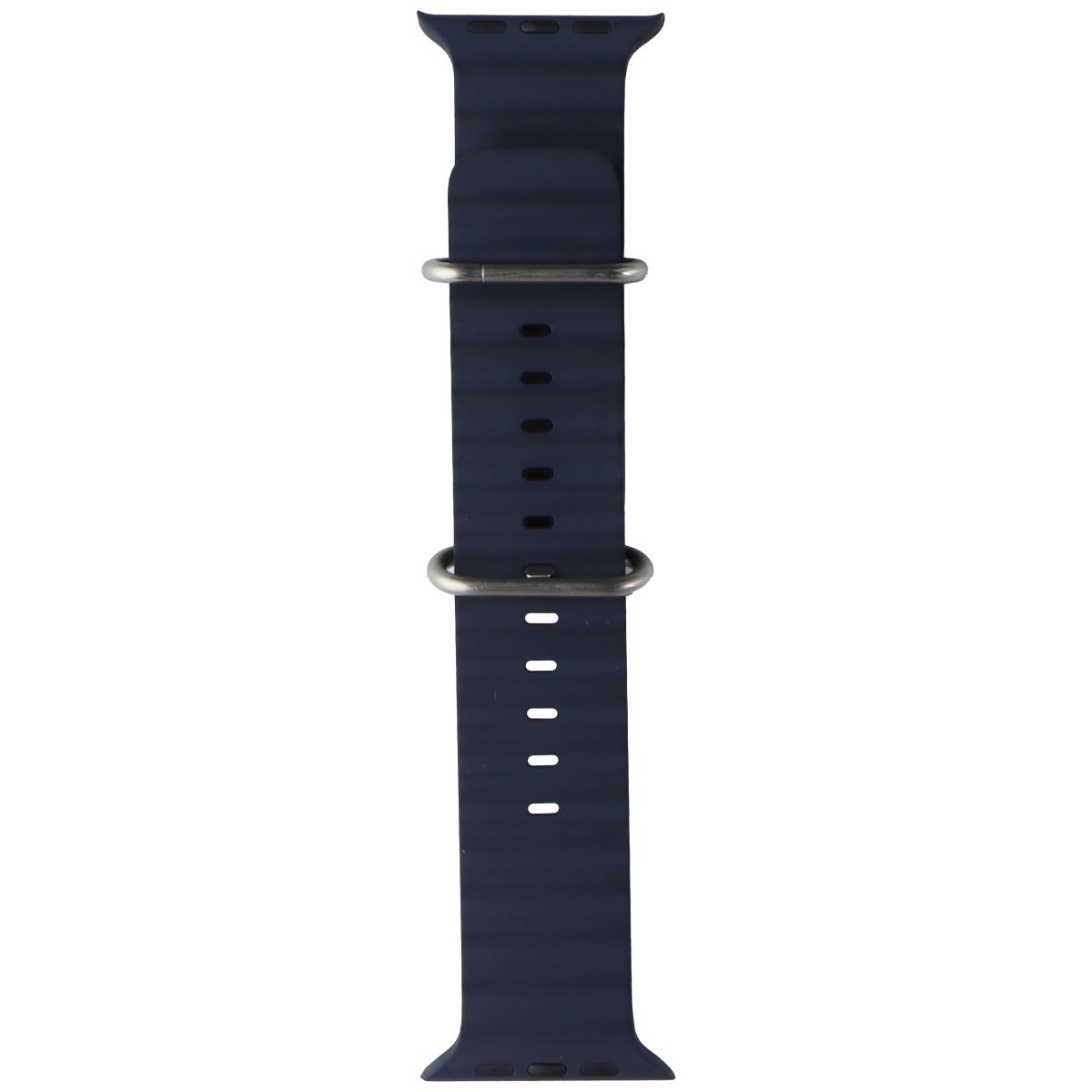 Apple Watch Band - Ocean Band (49mm) One Size - Blue - For Apple Watch Ultra Smart Watch Accessories - Watch Bands Apple - Simple Cell Bulk Wholesale Pricing - USA Seller