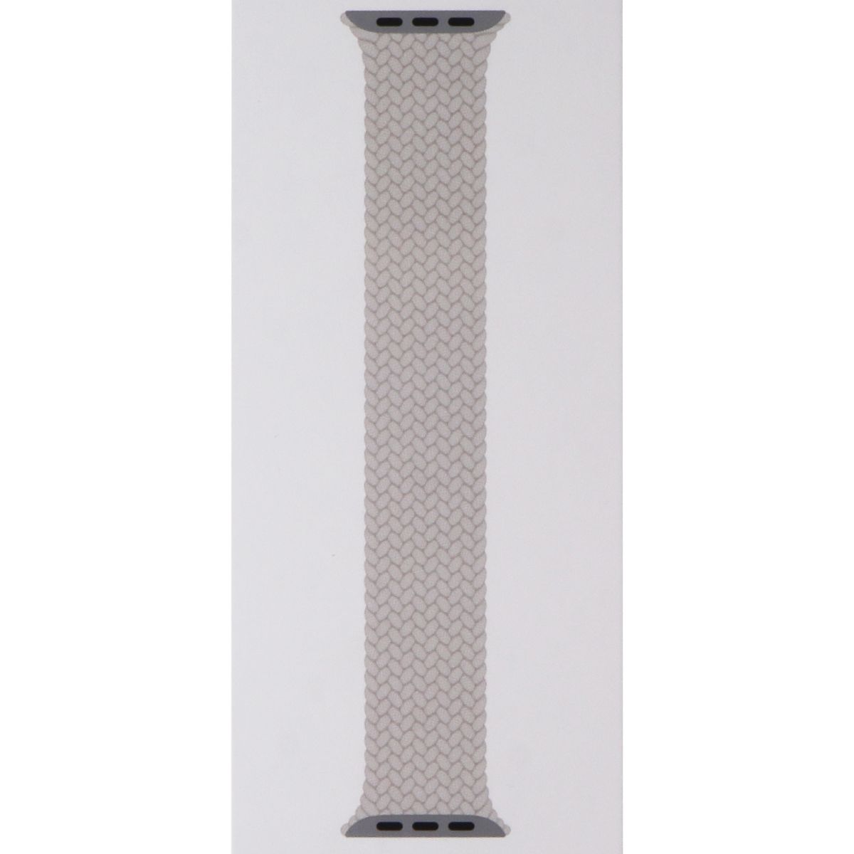 Apple 41mm Braided Solo Loop for Apple Watch 42/41/40mm - Starlight / Size 3 Smart Watch Accessories - Watch Bands Apple - Simple Cell Bulk Wholesale Pricing - USA Seller