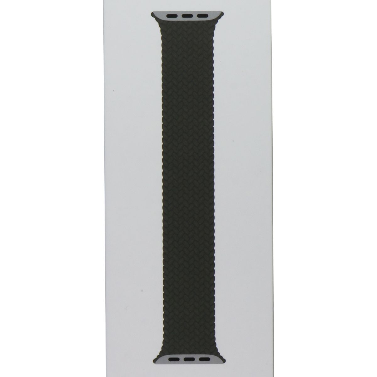Apple 45mm Braided Solo Loop for Apple Watch 49/46/45/44mm - Olive / Size 3 Smart Watch Accessories - Watch Bands Apple - Simple Cell Bulk Wholesale Pricing - USA Seller
