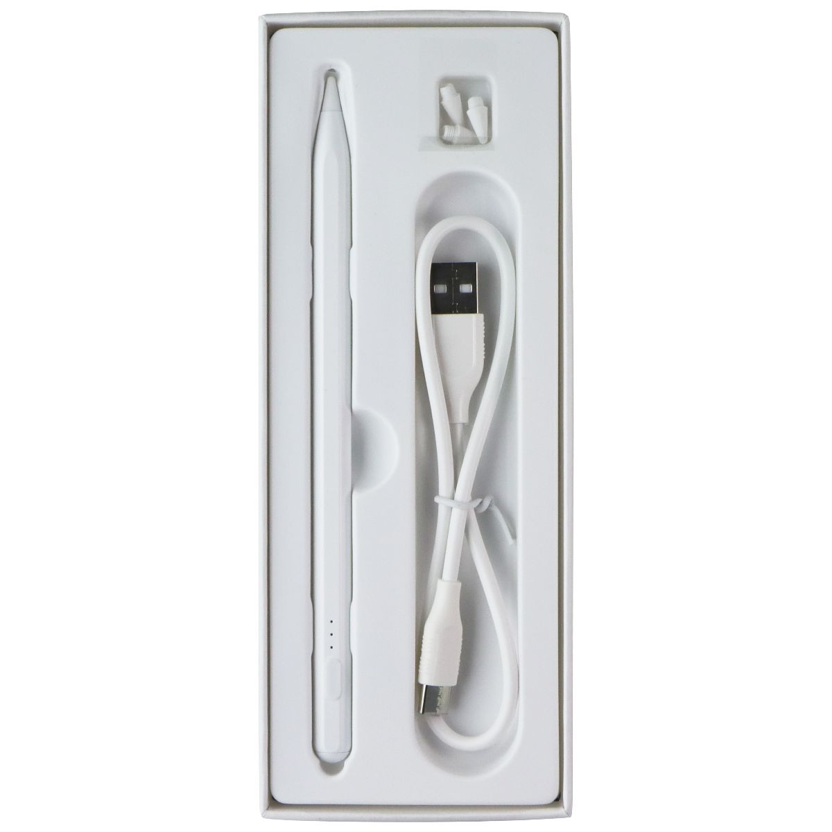 Magnetic Fast Charging Active Stylus for Apple iPad - White iPad/Tablet Accessories - Styluses Unbranded - Simple Cell Bulk Wholesale Pricing - USA Seller