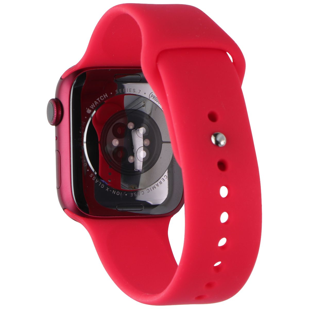 Apple Watch Series 7 (GPS Only) A2474 - 45mm Red Aluminum / Red Sp Band Smart Watches Apple - Simple Cell Bulk Wholesale Pricing - USA Seller
