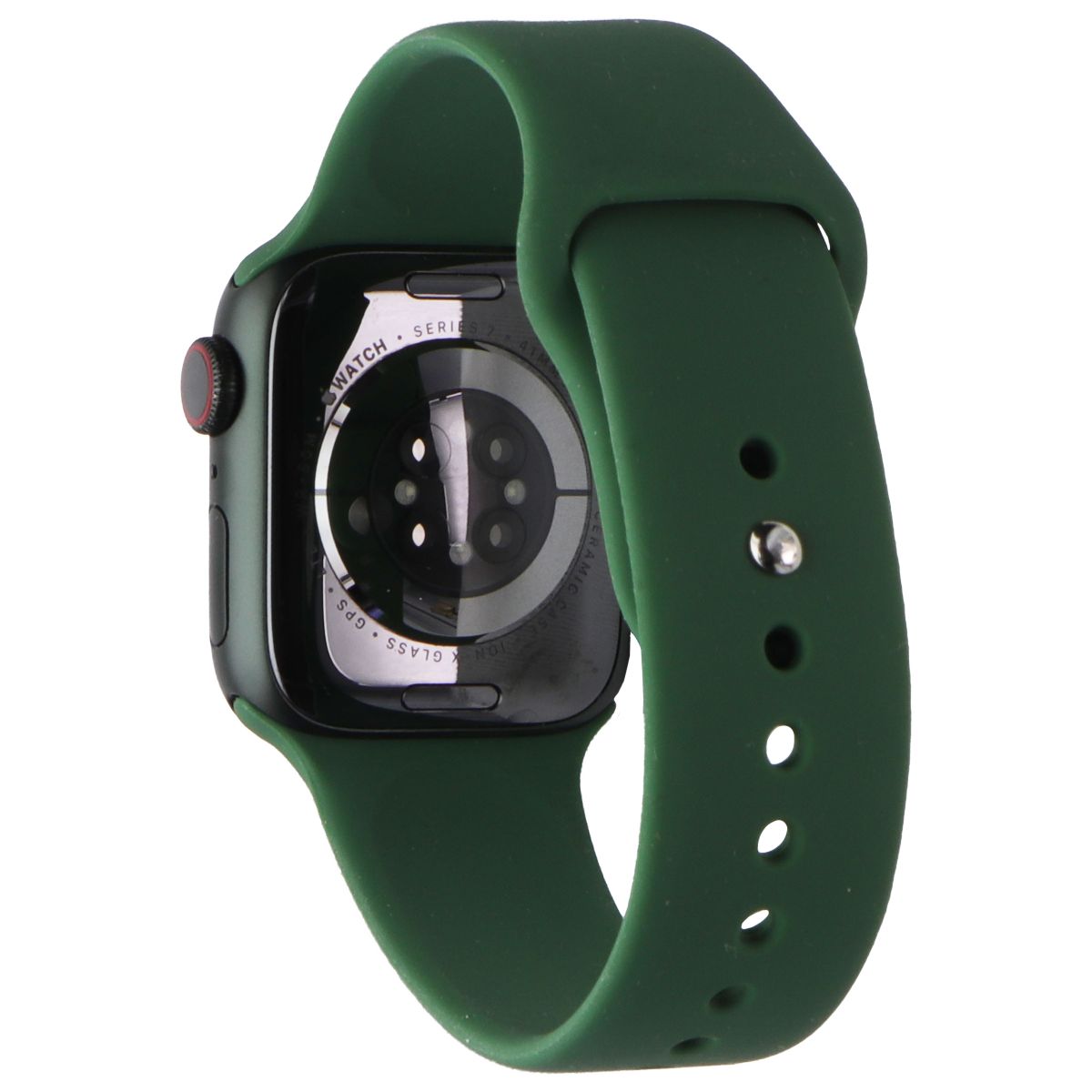 Apple Watch Series 7 (A2476) (GPS+LTE) 41mm - Green Aluminum/Green Sport Band Smart Watches Apple - Simple Cell Bulk Wholesale Pricing - USA Seller