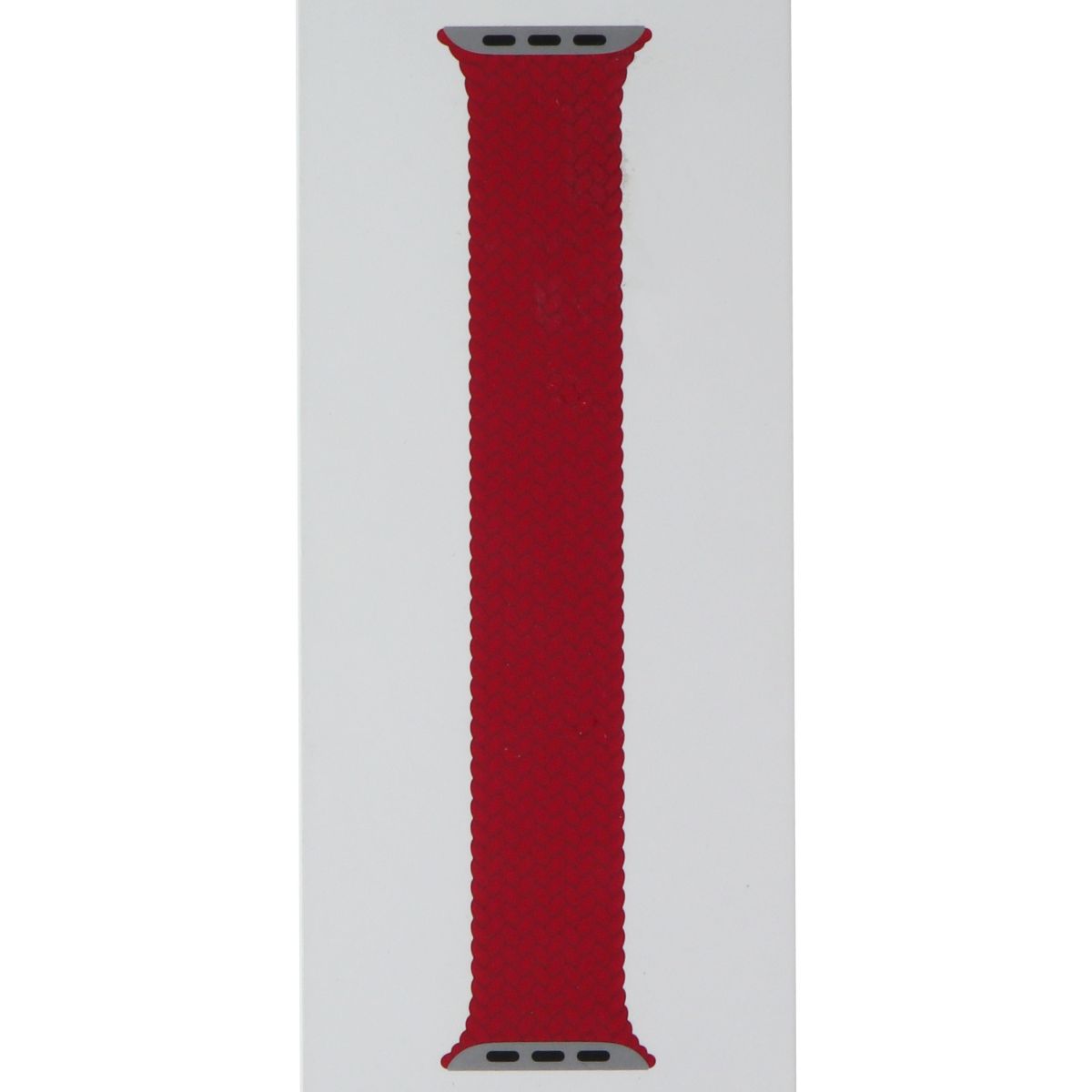Apple 41mm Braided Solo Loop for Apple Watch 42/41/40mm - (PRODUCT)Red / Size 3 Smart Watch Accessories - Watch Bands Apple - Simple Cell Bulk Wholesale Pricing - USA Seller