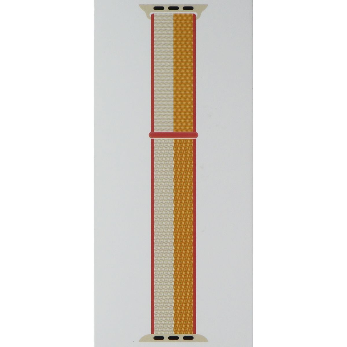 Apple Watch Sport Loop Band (41mm) - Maise/White - Regular Smart Watch Accessories - Watch Bands Apple - Simple Cell Bulk Wholesale Pricing - USA Seller