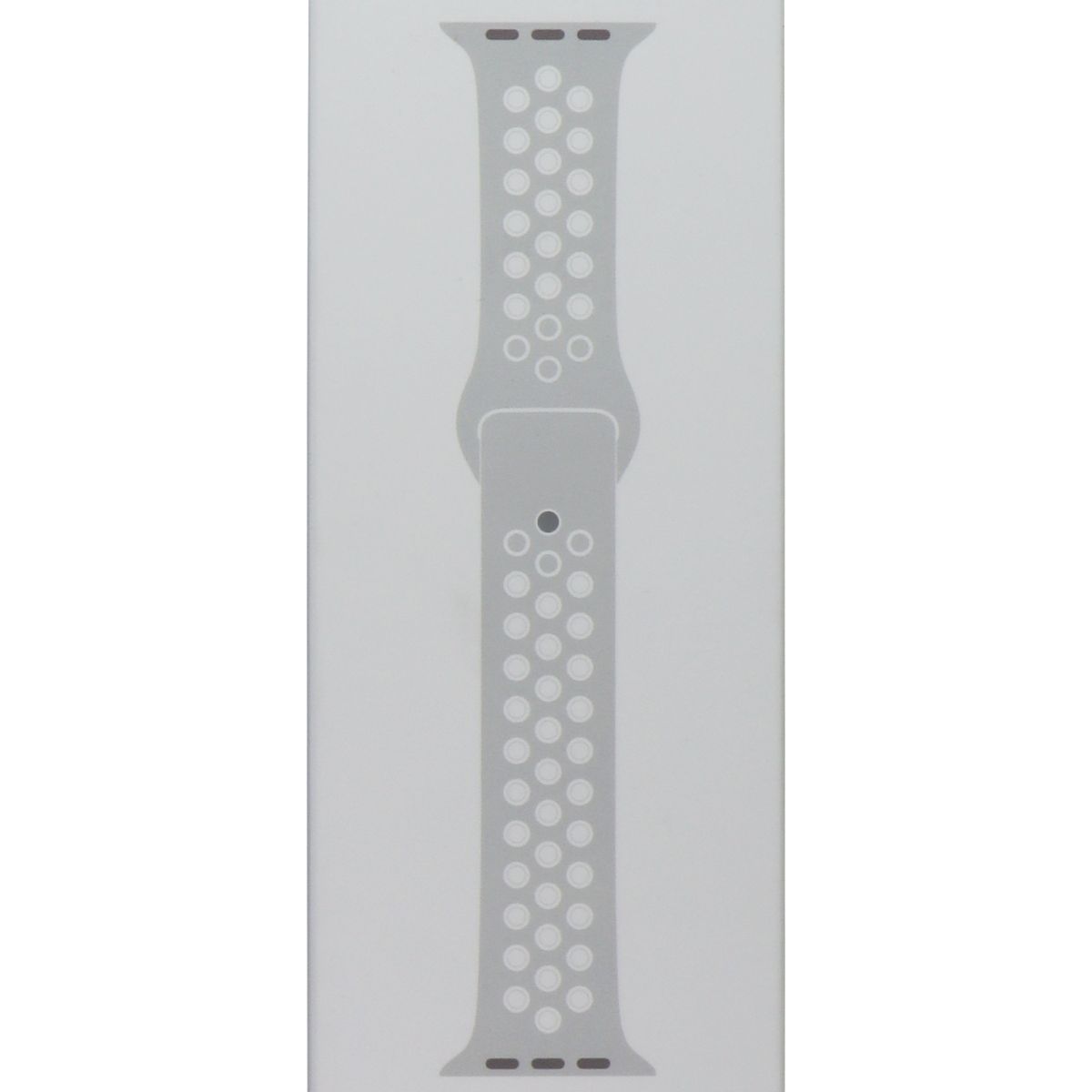 Apple 38mm Nike+ Sport Band for Apple Watch 41/40/38mm - Pure Platinum/White Smart Watch Accessories - Watch Bands Apple - Simple Cell Bulk Wholesale Pricing - USA Seller