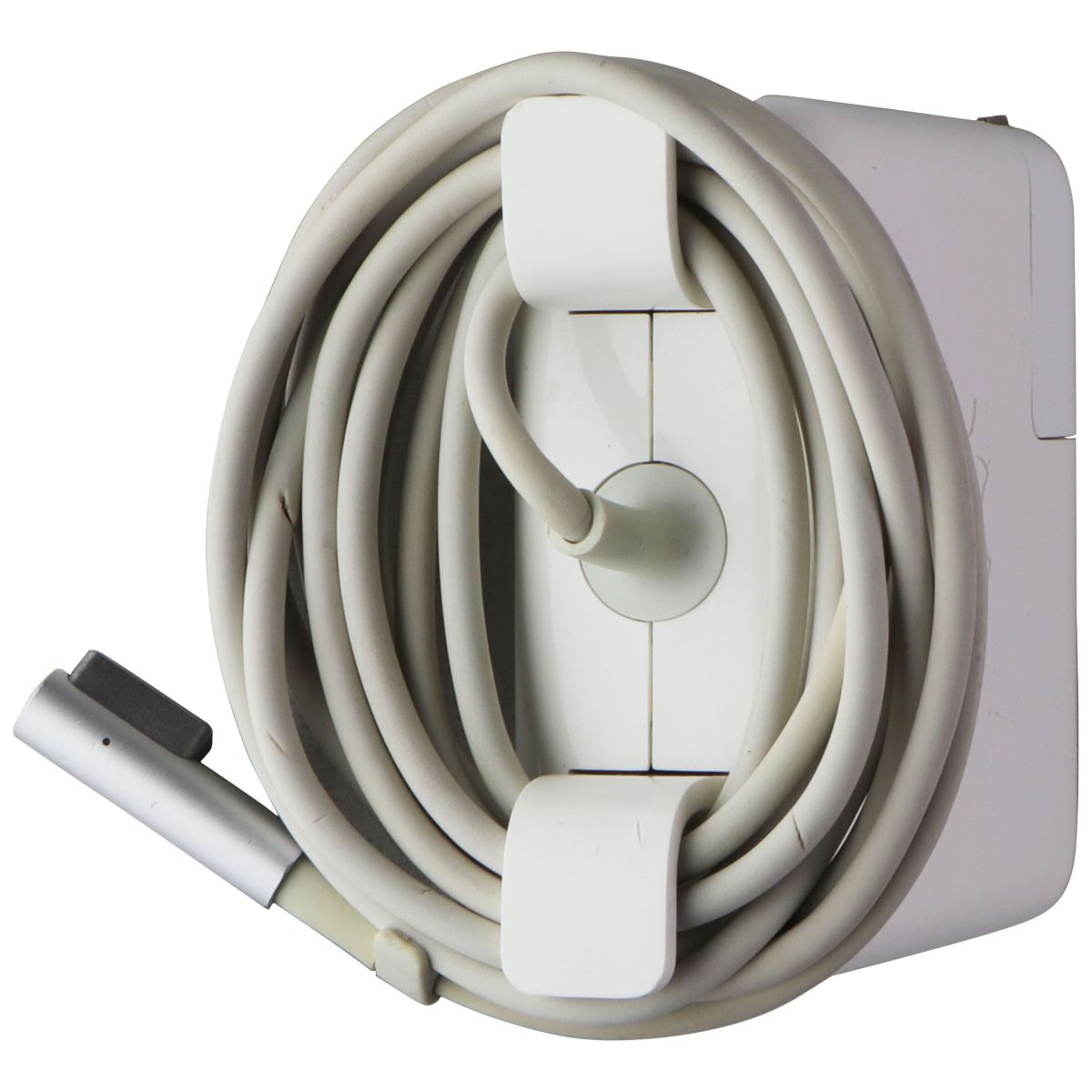Apple (60W) L-Tip MagSafe Power Adapter (A1330) - White (FOLDING PLUG ONLY) Cell Phone - Chargers & Cradles Apple - Simple Cell Bulk Wholesale Pricing - USA Seller
