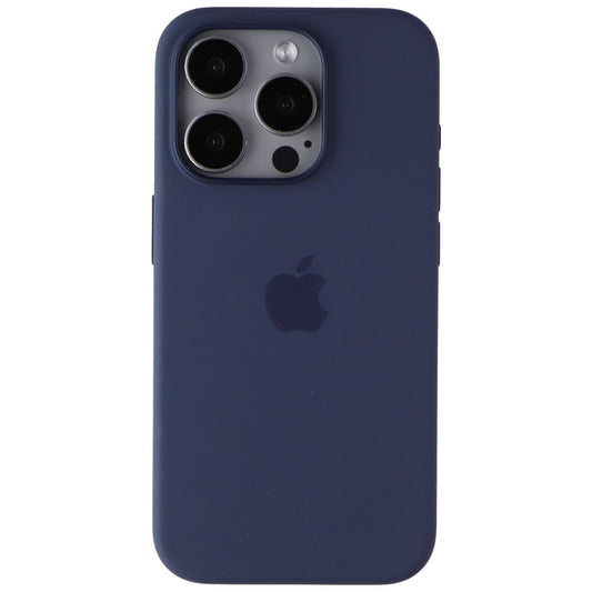 Apple Silicone Case for MagSafe for Apple iPhone 15 Pro Smartphones - Storm Blue Cell Phone - Cases, Covers & Skins Apple - Simple Cell Bulk Wholesale Pricing - USA Seller
